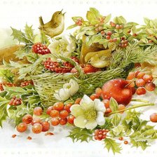 Схема вышивки «Птицы»