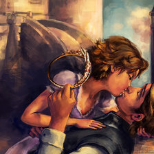 Схема вышивки «поцелуй»