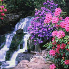 Схема вышивки «Водопад»