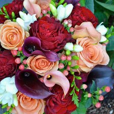 Схема вышивки «Букет для всех»