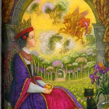 Схема вышивки «Времена стародавние»