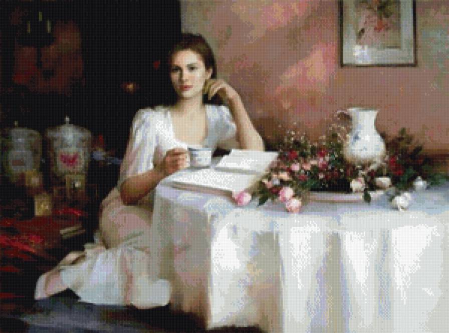 женские портреты - девушка, портрет - предпросмотр