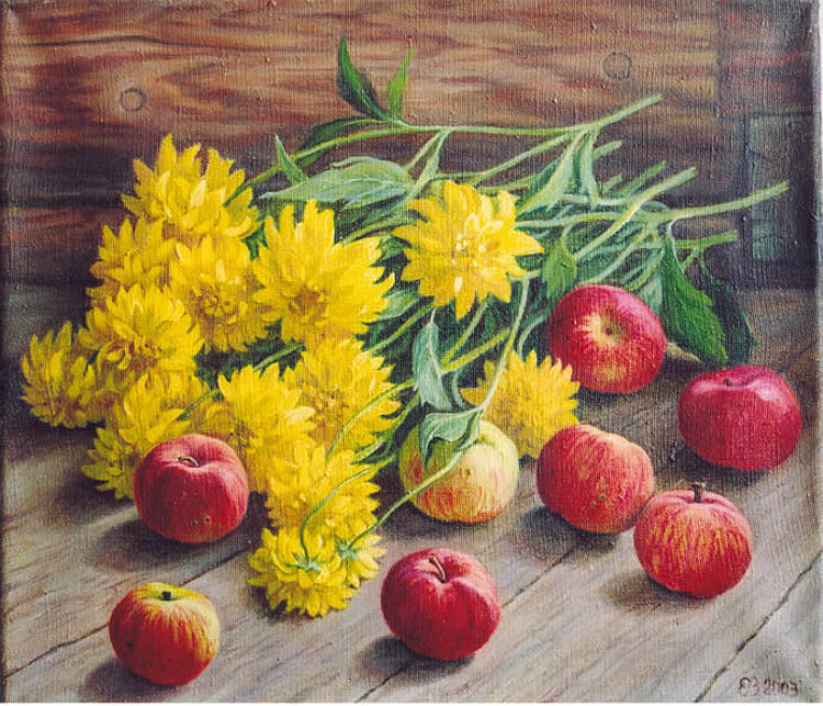 деревенский натюрморт - натюрморт - оригинал