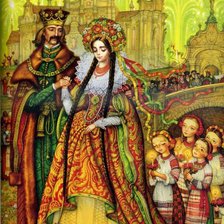 Схема вышивки «Сказочная свадьба»