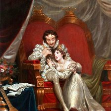 Схема вышивки «влюбленные»