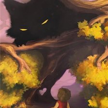 Схема вышивки «дикий кот»