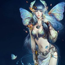 Схема вышивки «фея»