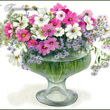 Схема вышивки «серия "цветы"»