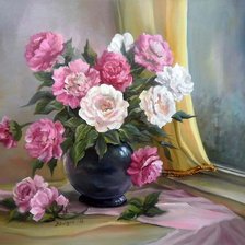 Схема вышивки «цветы»