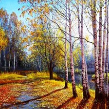 Схема вышивки «осень»