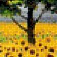 Предпросмотр схемы вышивки «Подсолнуховое поле» (№679286)
