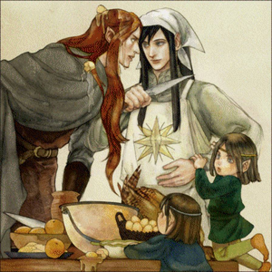 Яичница по-нолдорски - эльфы - предпросмотр