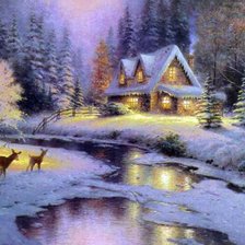 Схема вышивки «Рождество.»