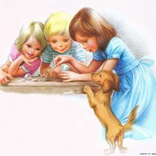 Схема вышивки «серия "дети"»