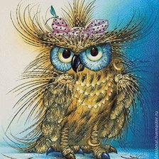 Схема вышивки «сова»