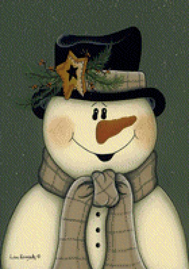 снеговик - предпросмотр