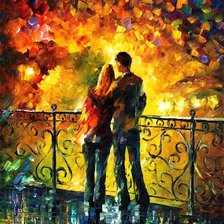 Схема вышивки «влюбленная пара»