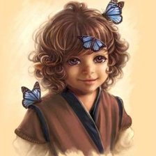 Схема вышивки «Милый ребенок»