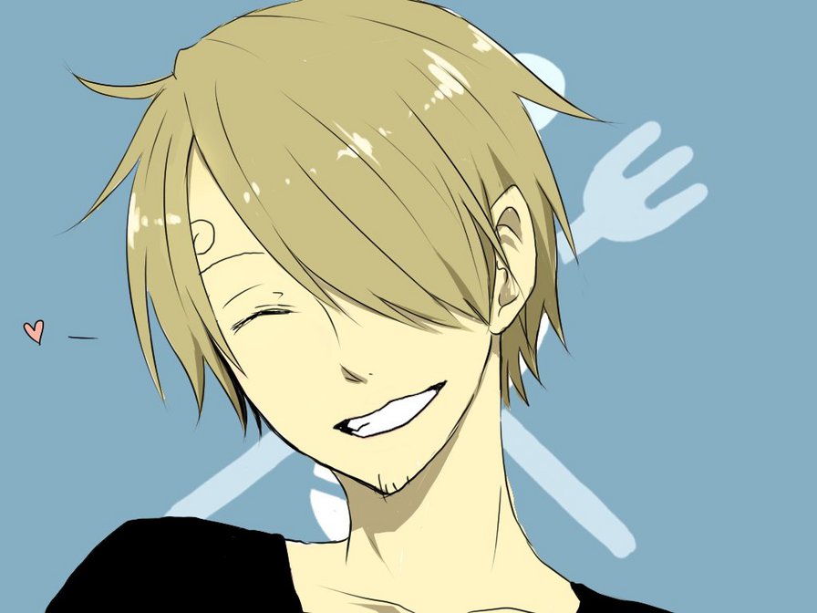 cook - sanji, парень, аниме, one piece - оригинал
