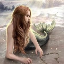 Схема вышивки «Русалочка»