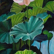 Схема вышивки «Лотос»