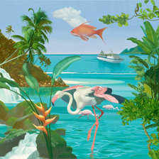 Схема вышивки «рай»