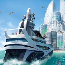 Схема вышивки «Яхта»