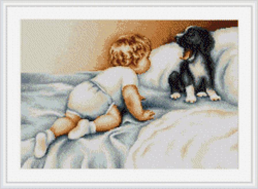 мальчик с собакой !!! - предпросмотр