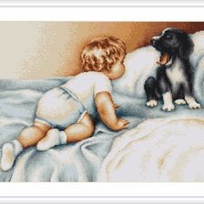 мальчик с собакой !!!