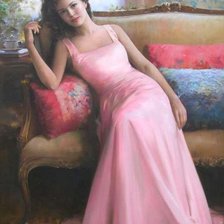 Схема вышивки «женские портреты»