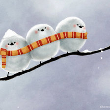 Схема вышивки «птички»