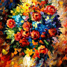 Схема вышивки «цветы розы»