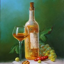 Схема вышивки «винный натюрморт»