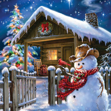 Схема вышивки «новый год»