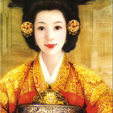 Схема вышивки «восточная красавица»