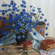 Схема вышивки «Васельки»