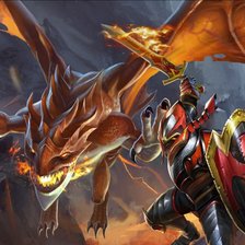 Схема вышивки «Dragon Knight»