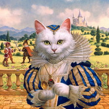 Схема вышивки «хаед. кошка»