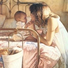 Схема вышивки «С малышом»