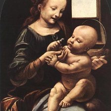 Схема вышивки «мадонна»