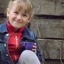 Схема вышивки «Добрая девочка»