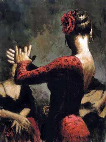 Фламенко - танец, женщина - оригинал