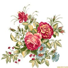 Схема вышивки «Розы»