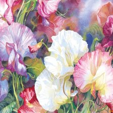 Схема вышивки «Ирисы»