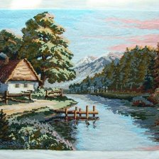 Схема вышивки «Тишина»