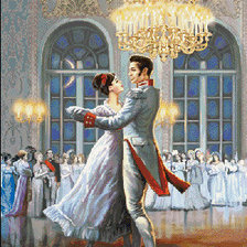 Схема вышивки «Бал Н.Ростовой»