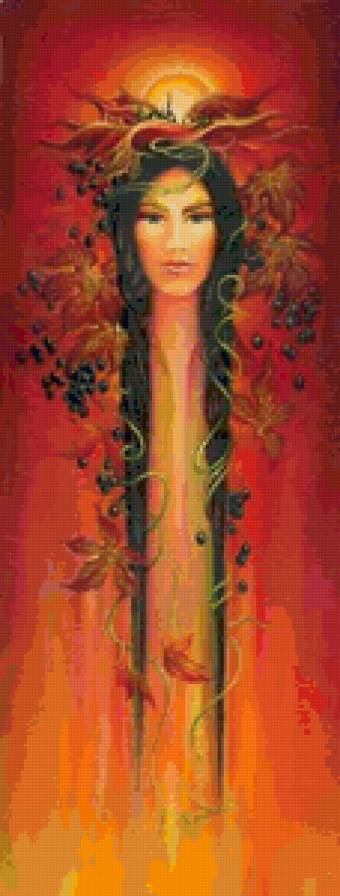 Дева - портрет - предпросмотр