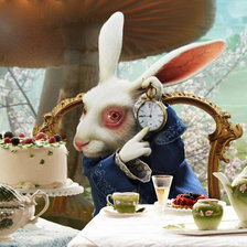 Схема вышивки «кролик»