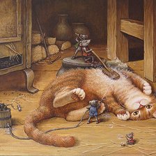 Схема вышивки «кошки мышки»