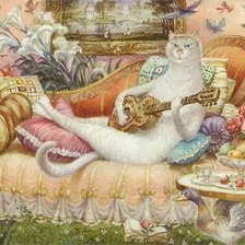 Схема вышивки «Музыкант»